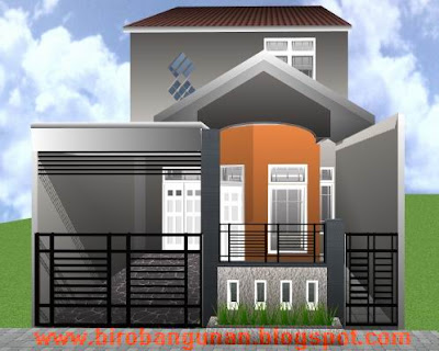 Desain Bangunan Rumah on Desain Rumah Minimalis Di Perumahan Regency Sm Biro Bangunan