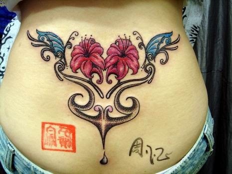 free tattoo designs lower back butterfly and flower tattoo free tattoo designs lower back butterfly and flower tattoo