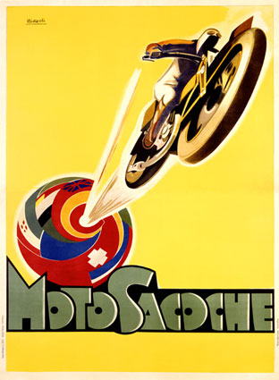 Vintage Motorcycle Art