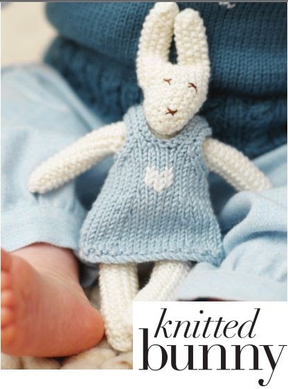 Designer Knits: Knitted bunny knitting pattern