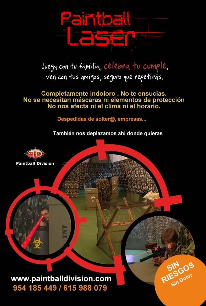 Paintball en Sevilla Paintball Division Vuelta al Cole y más