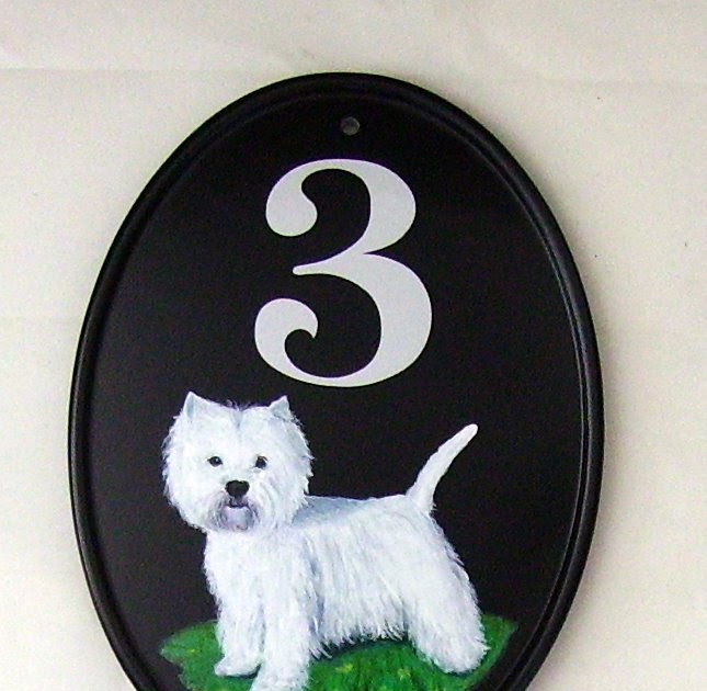 Pictorial House Signs from Yoursigns Ltd House Number Plate with