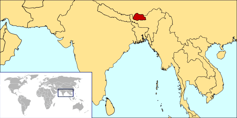 Bhutan information → Maps