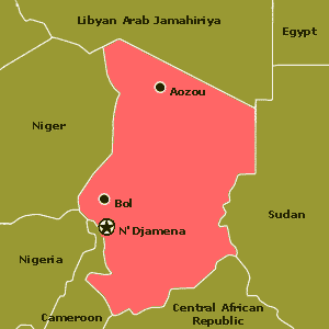 Map of Chad