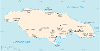 map of Jamaica