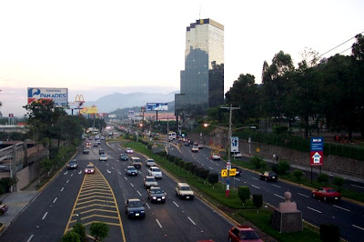 Volcano seen from San Salvador
