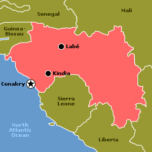 Map of Guinea