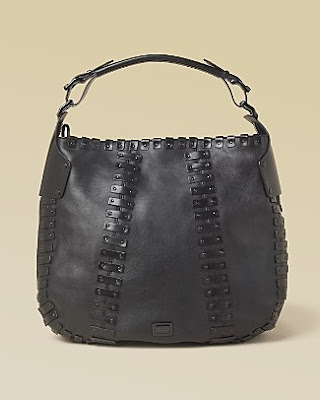 Burberry Leather Hobo Handbag