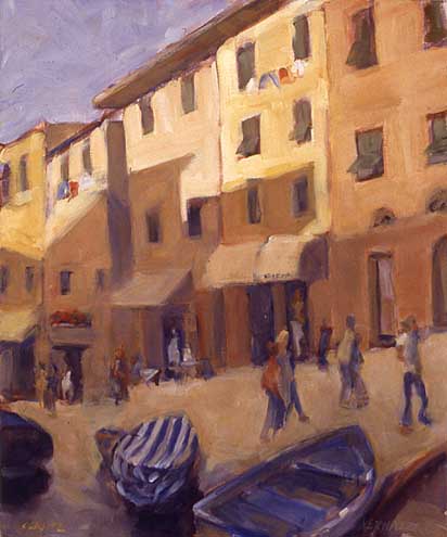 Vernazza "Main Street" 24x18 oil