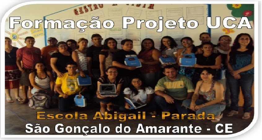 Formação UCA - Escola Abigail/Parada - São Gonçalo