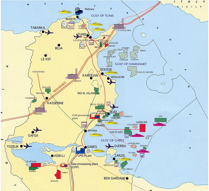 Spilpunt Oil and Natural Gas in Tunisia
