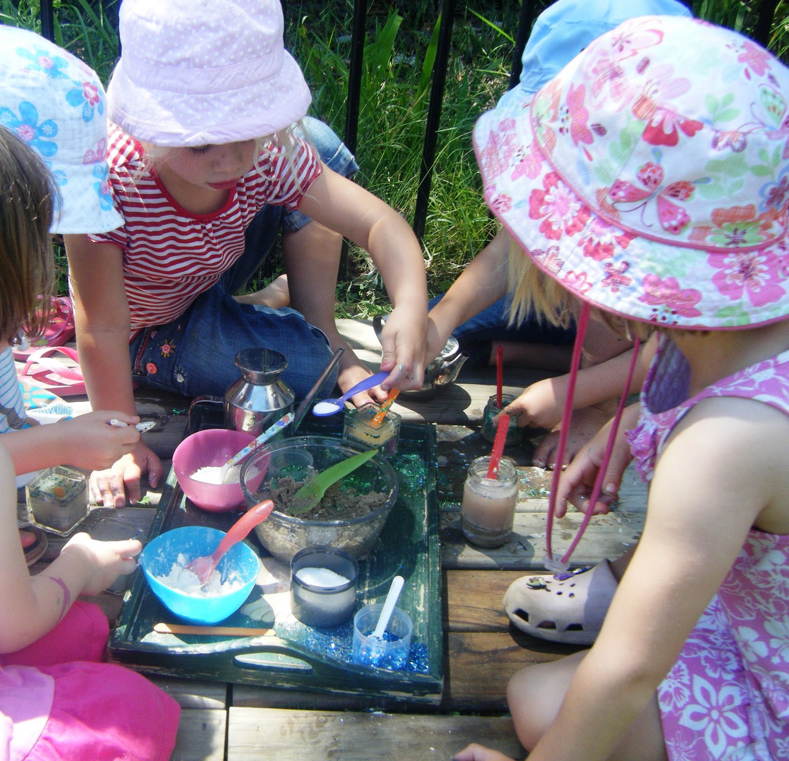 let the children play bubble bubble toil and trouble mixing potions