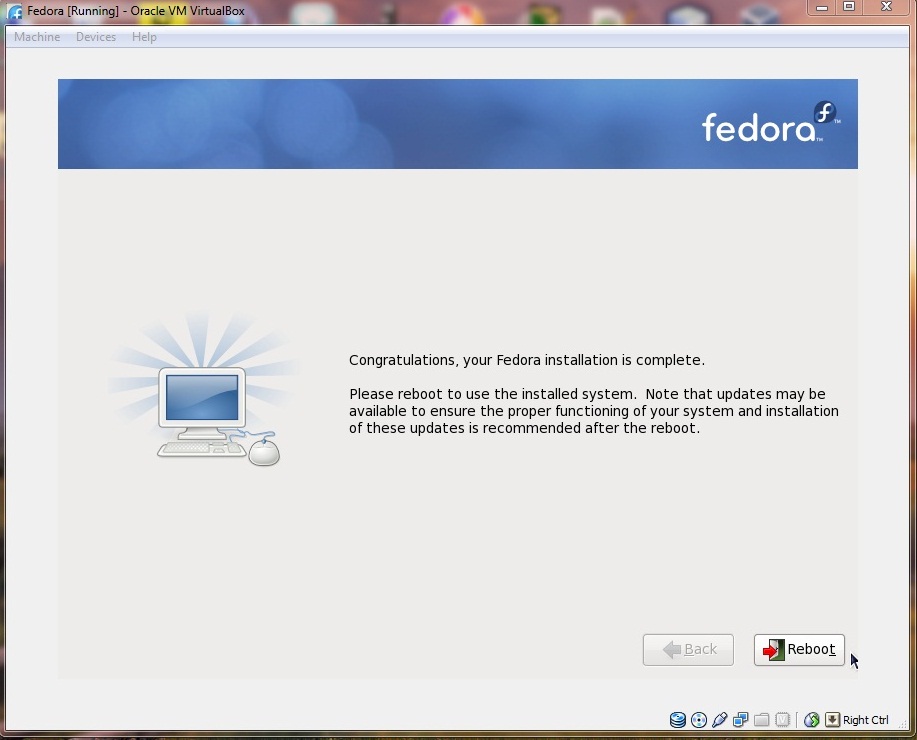 Fedora 10 Program Startup
