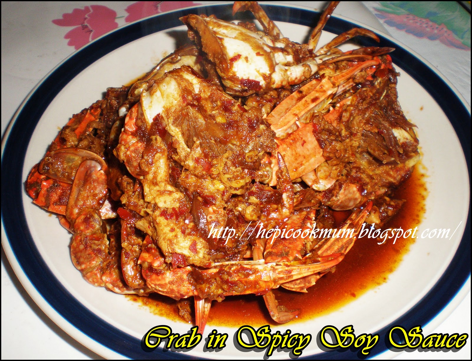Hepi Cook Mum Crab in Spicy Soy Sauce