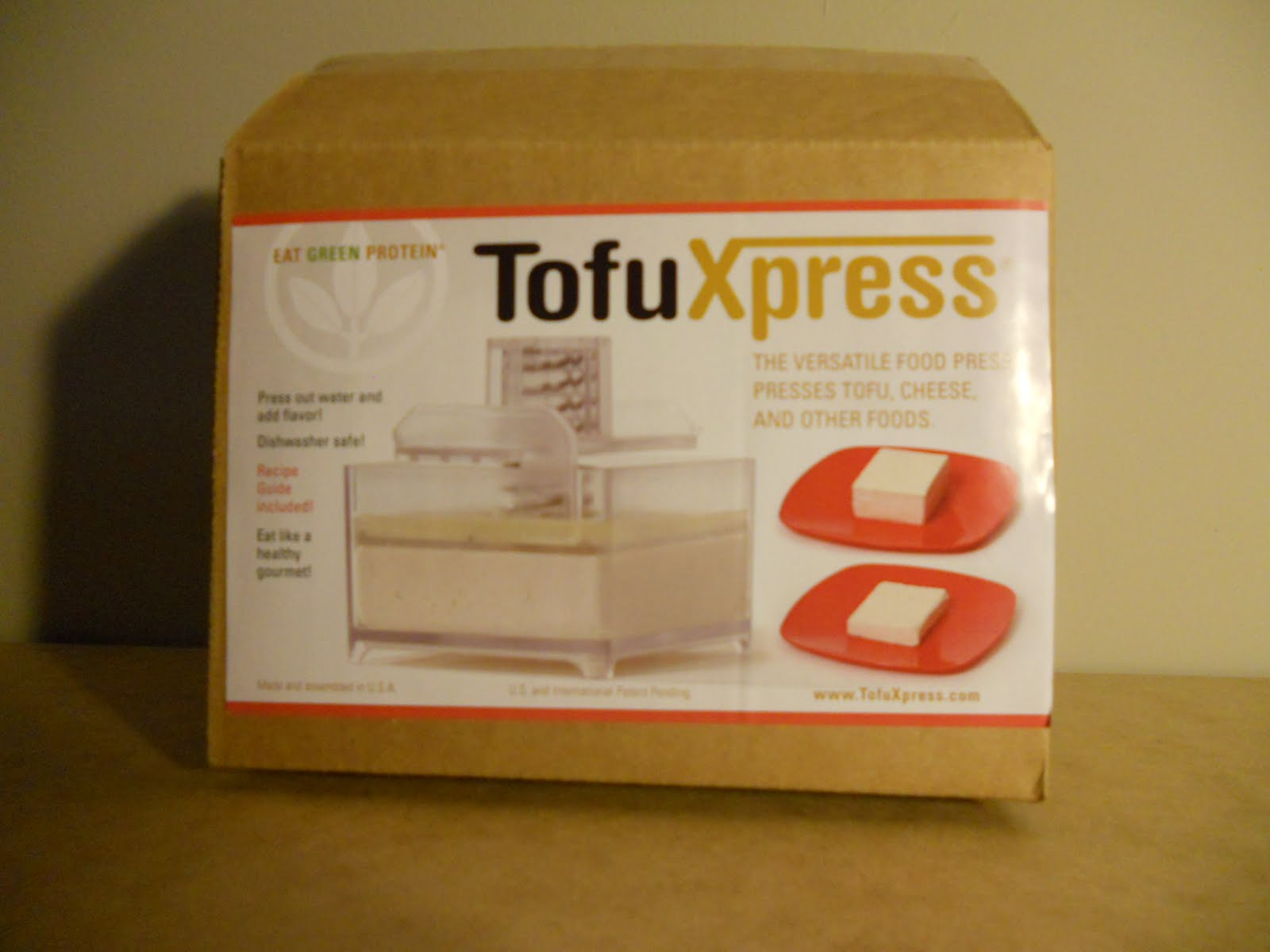 Czech Vegan (in America) My new cool kitchen tool "TofuXpress" and