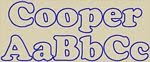 Cooper Applique Font