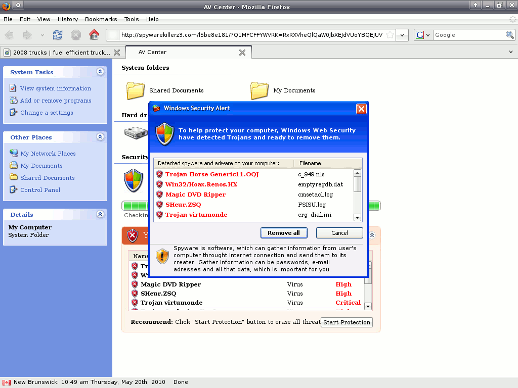 All the sites at the Walmart Community network hacked