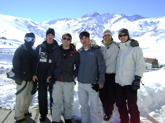 El Team de Snowboard 2008 en las Leñas