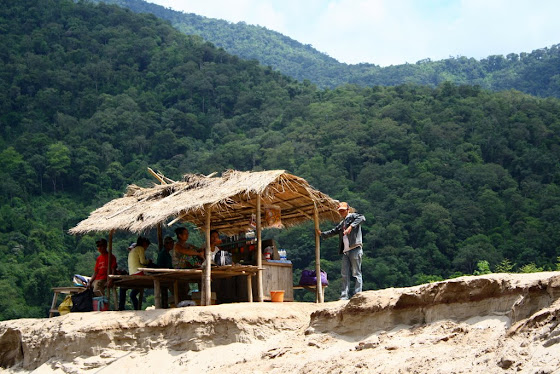 Foto de uno de los asentamientos rumbo a Luang Prabang