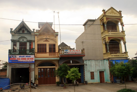 Este es el tipo de construcción típico de Vietnam