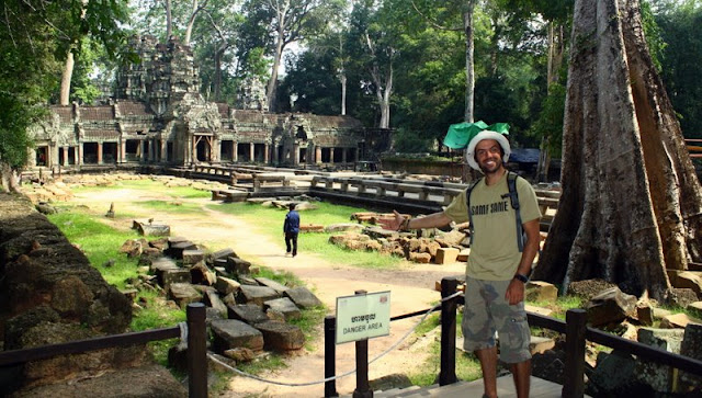 Acá estoy yo en Siem Reap