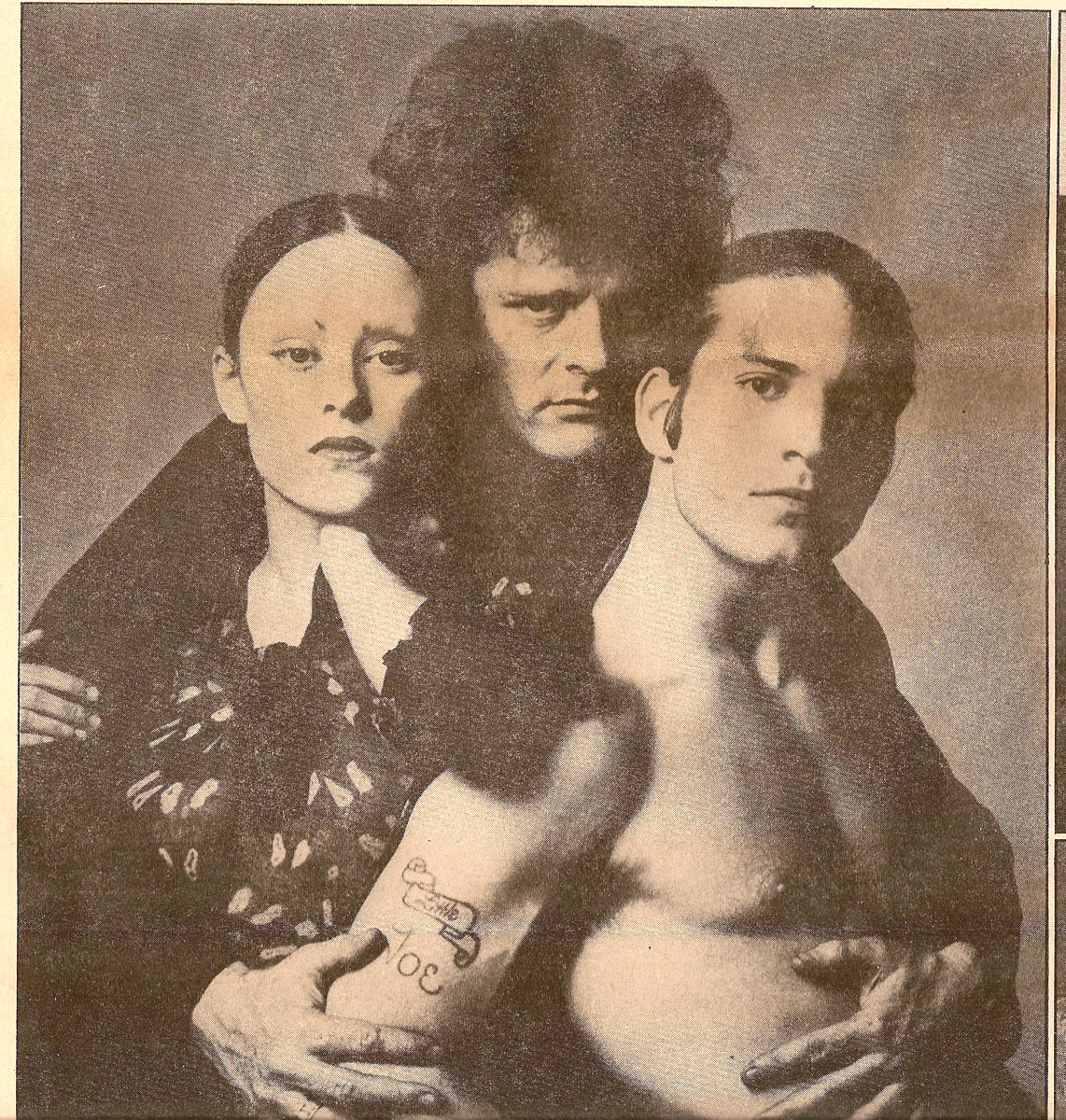 and nude male model, and nude male model,