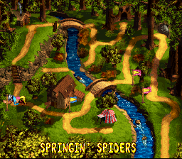 Donkey Kong Country Forever Dkc3 Springin Spiders
