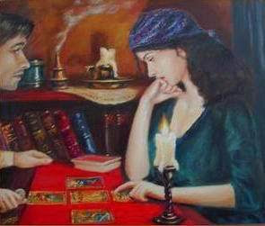 image of fortune teller at touching my soul
