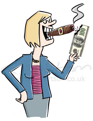 Royston Cartoons: Cartoon montage: It's all about the Benjamins