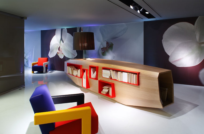 Bookshelf Rock library