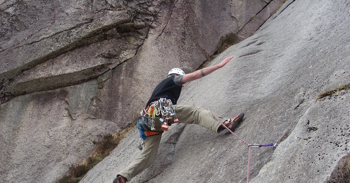 Jays Climbing Etive Slabs The Hammer