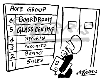Today In Social Sciences The Glass Ceiling In The Cartoons