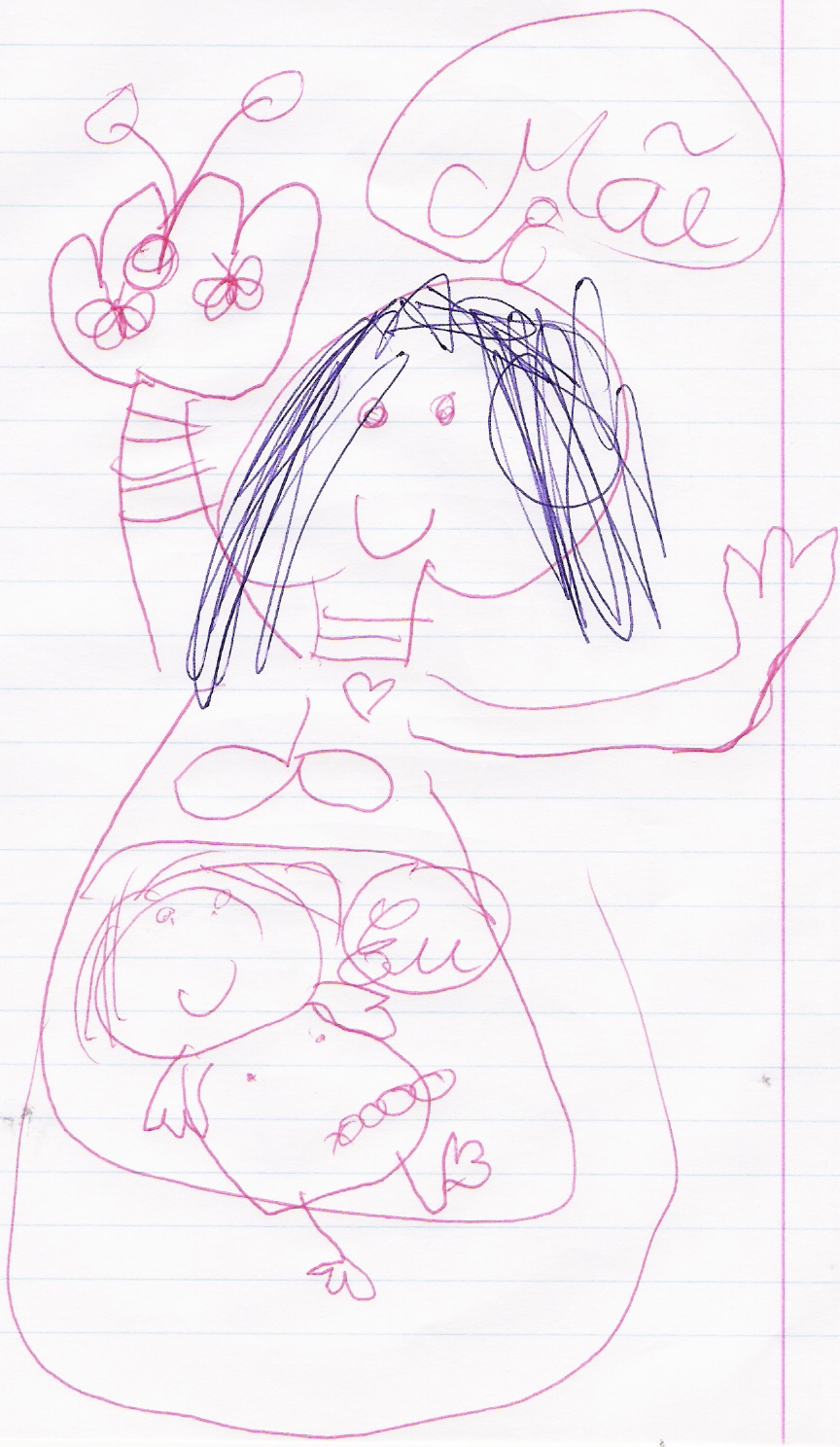 [desenho+Carol+mÃ£e]