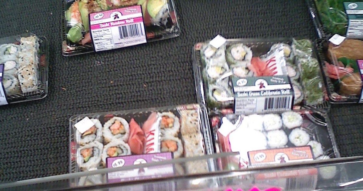 Get Out North Idaho I ♥ Supermarket Sushi