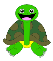 Lazy Cartoon Turtle