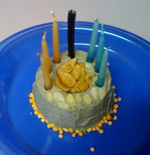 Sandra Lee Kwanzaa cake.