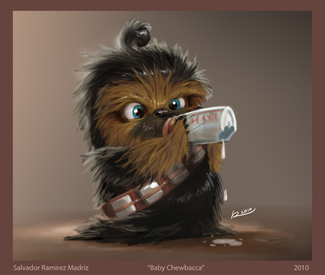 Star Wars Photo Baby Chewie Star Wars Humor Star Wars Fan Art Star Wars Art