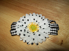 White Daisy w/Black dots
