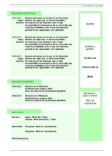 plantilla curriculum vitae word radiovkmtk