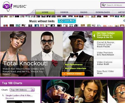 Yahoo! estréia seu novo portal Yahoo! Music