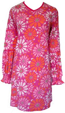 AQ222 PINK FLORAL (XS-2XL)