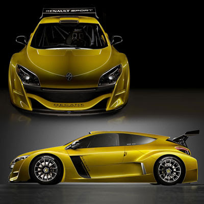 The 2009 Renault Megane Trophy is based on the new Megane Coupe which is 