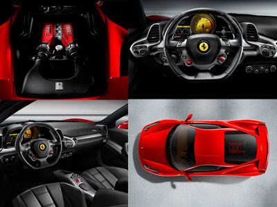 ferrari 458 italia black. 2011 Ferrari 458 Italia