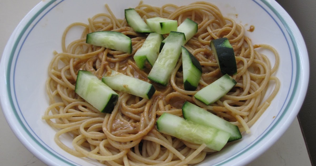 The Budding Cook Recipe Peanut Butter Sesame Noodles