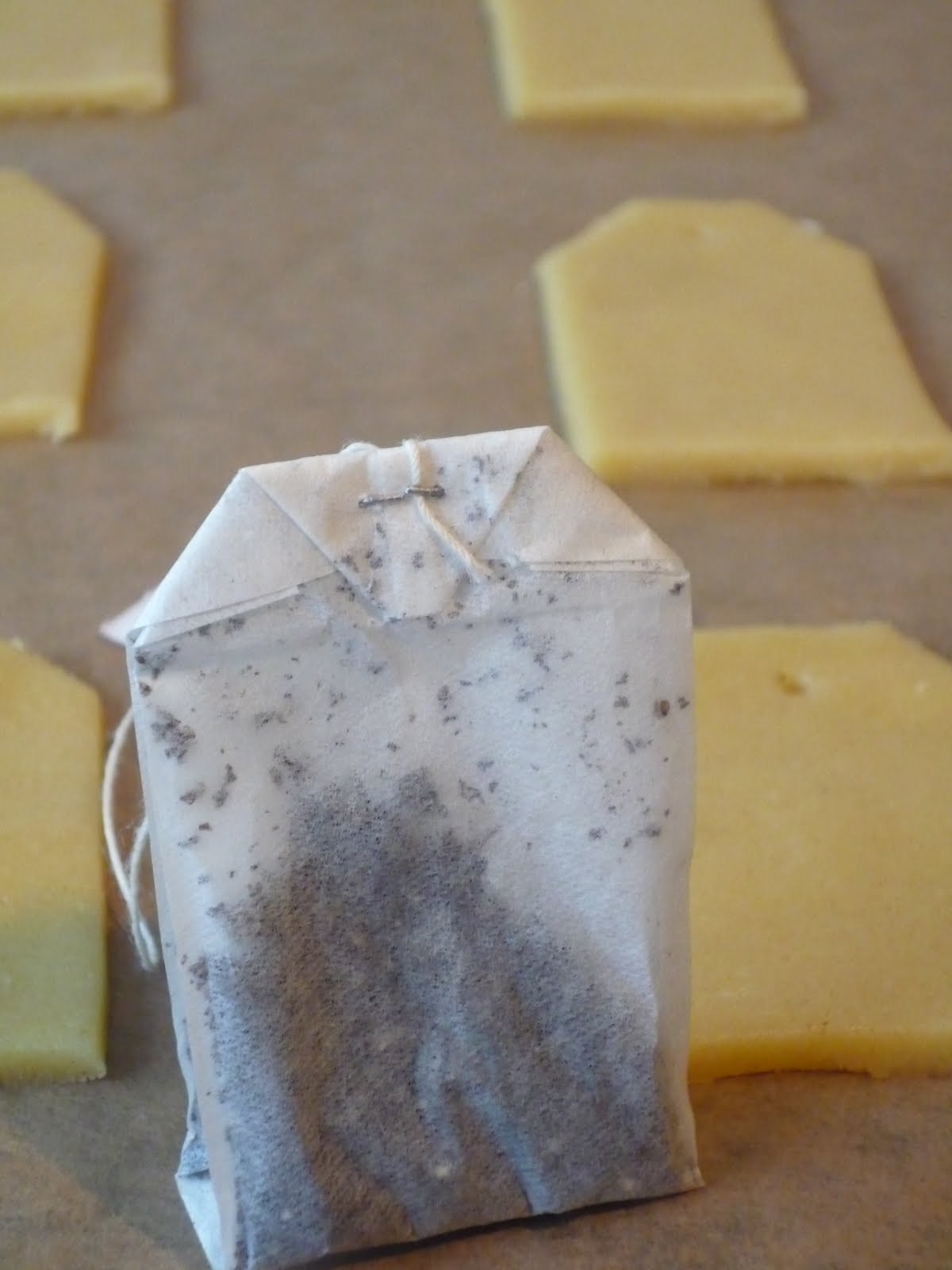 That Cute Little Cake Tea bag cookies