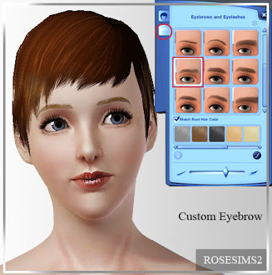 Eyebrow at Rose Sims.
