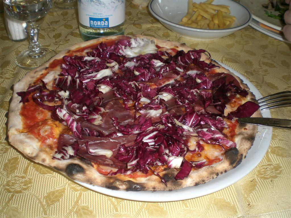 Bresaola And Radicchio Pizza