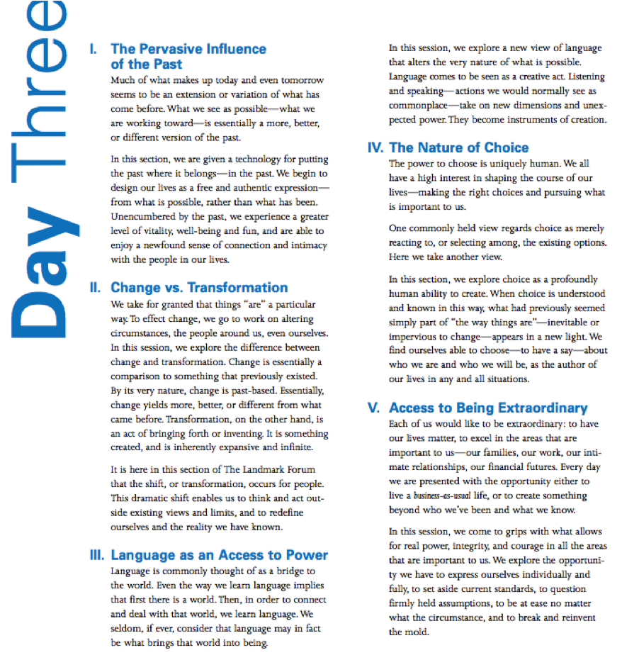 Landmarkeducation Landmarkcult Landmarkforum Landmark forum