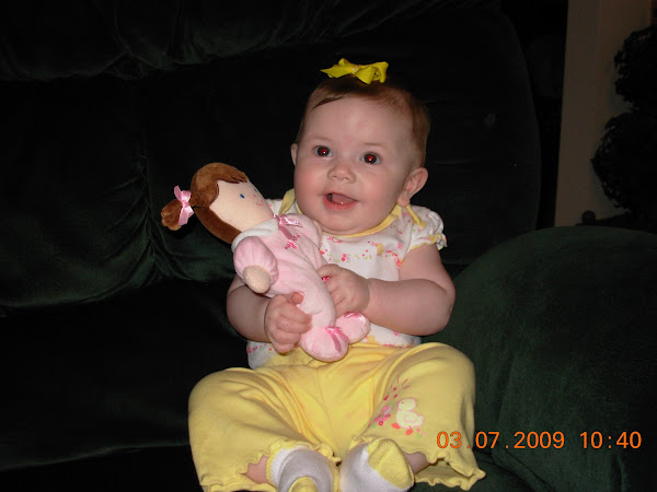 LEAH AT 6 MONTHS WITH HER BABY