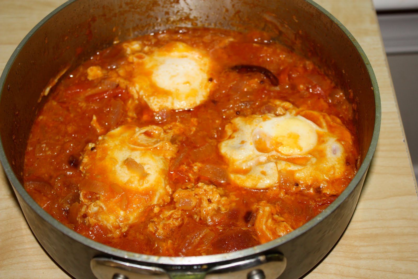 Chow and Chatter South Indian Poached Egg Curry